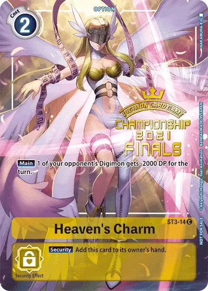 Heaven's Charm [St3-14] (2021 Championship Finals Tamer's Evolution Pack) [Starter Deck: Heaven's Yellow Promos] 1