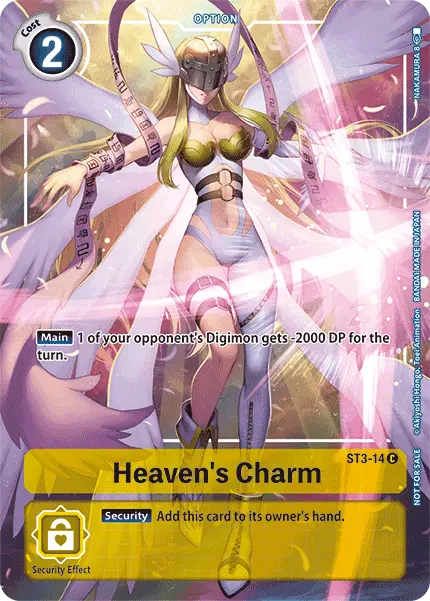 Heaven's Charm [St3-14] (Tamer's Evolution Box) [Starter Deck: Heaven's Yellow Promos] 1