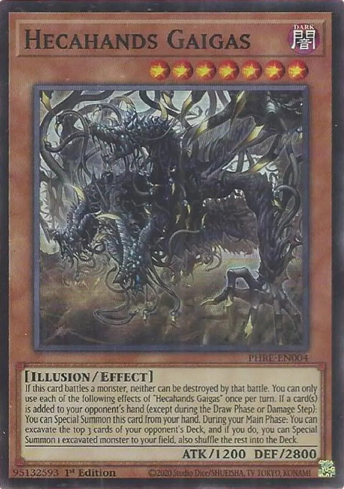 Hecahands Gaigas (Super Rare) [Phre-En004] Super Rare 1