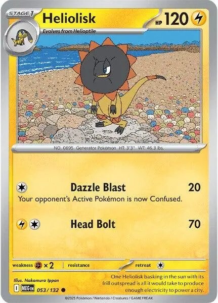Heliolisk (053/132) [Mega Evolution: Base Set] 1