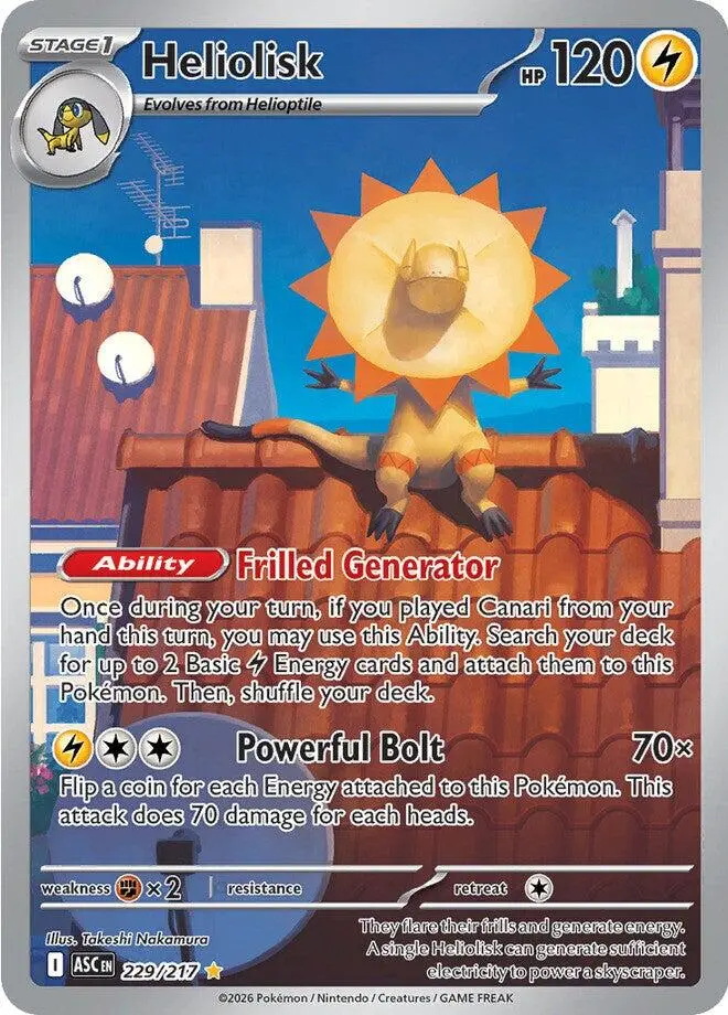 Heliolisk (229/217) [Mega Evolution: Ascended Heroes] 1