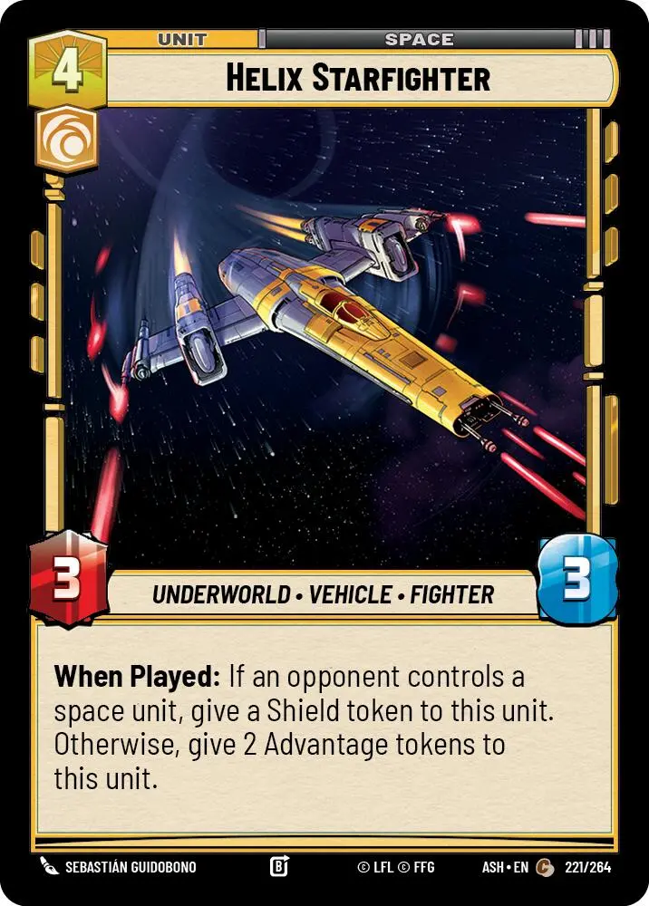 Helix Starfighter (221/264) (221/264) [Ashes Of The Empire] 1