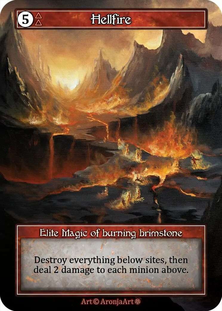 Hellfire (Foil) [Gothic] 1
