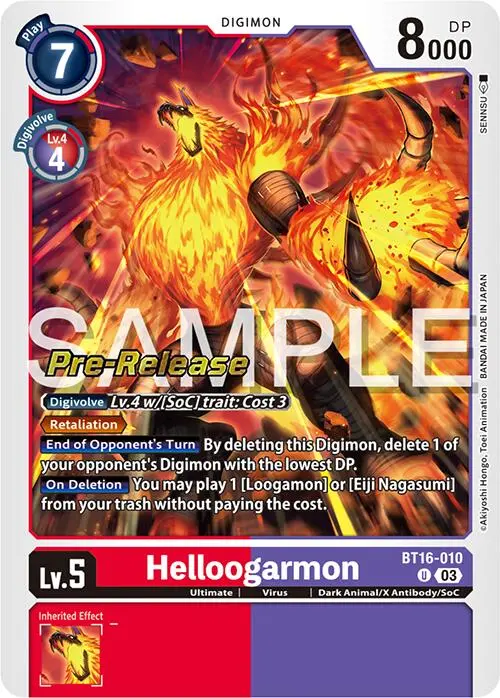 Helloogarmon [Bt16-010] [Beginning Observer Pre-Release Promos] 1