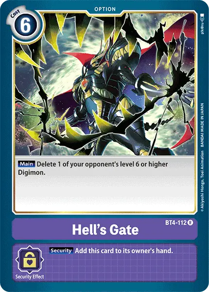 Hell's Gate [Bt4-112] [Great Legend] 1