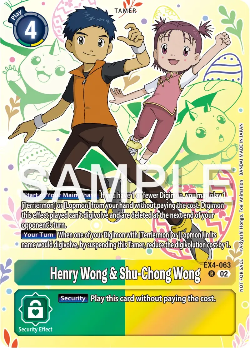 Henry Wong & Shu-Chong Wong [Ex4-063] (Spring Break Event 2024) [Alternative Being Booster Promos] 1