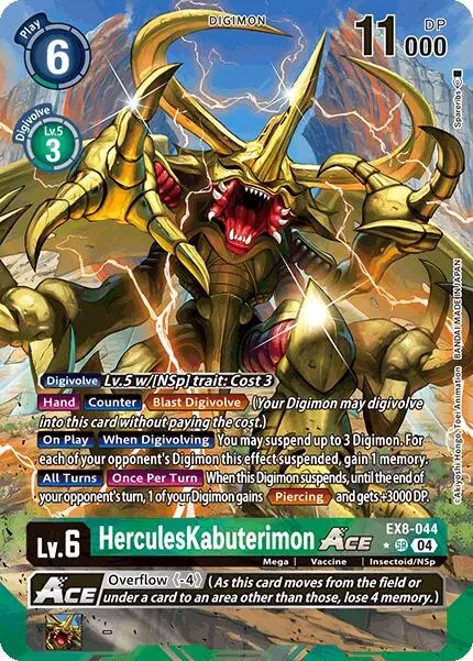 Herculeskabuterimon Ace [Ex8-044] (Alternate Art) [Chain Of Liberation] 1