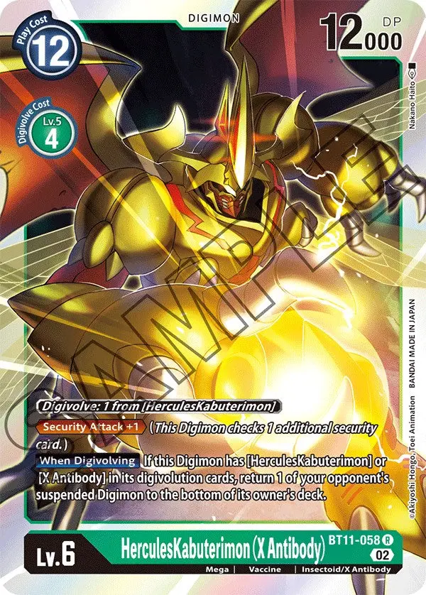 Herculeskabuterimon (X Antibody) [Bt11-058] [Dimensional Phase] 1