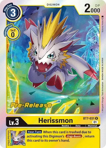 Herissmon [Bt7-031] [Next Adventure Pre-Release Cards] 1