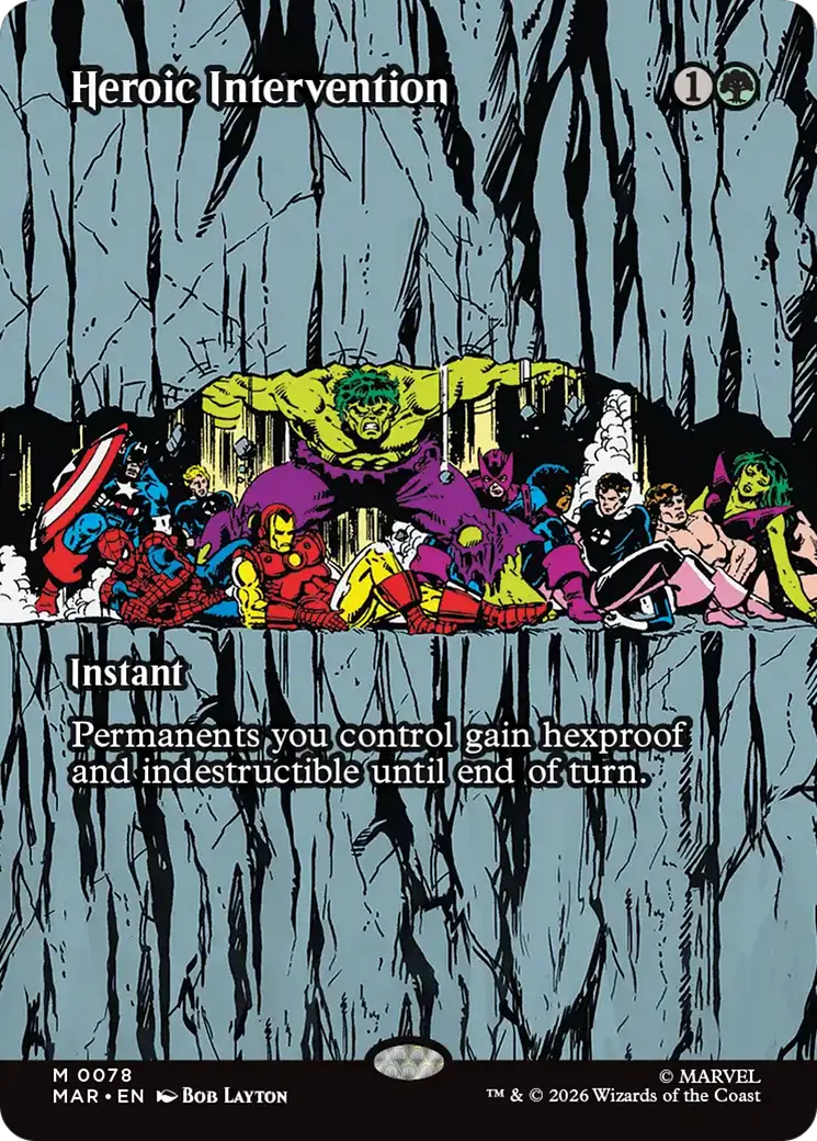 Heroic Intervention (0078) (Borderless) [Marvel Universe: Eternal-Legal] 1