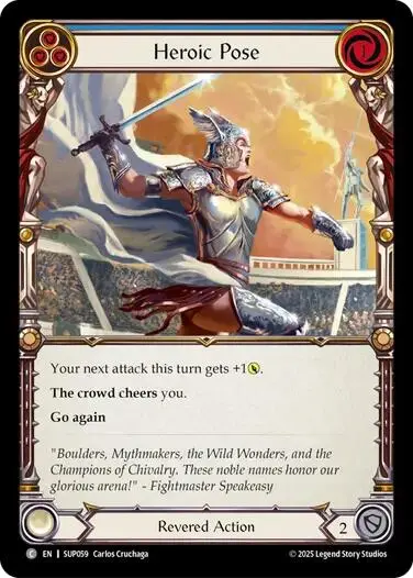 Heroic Pose (Blue) [Sup059] (Super Slam) 1