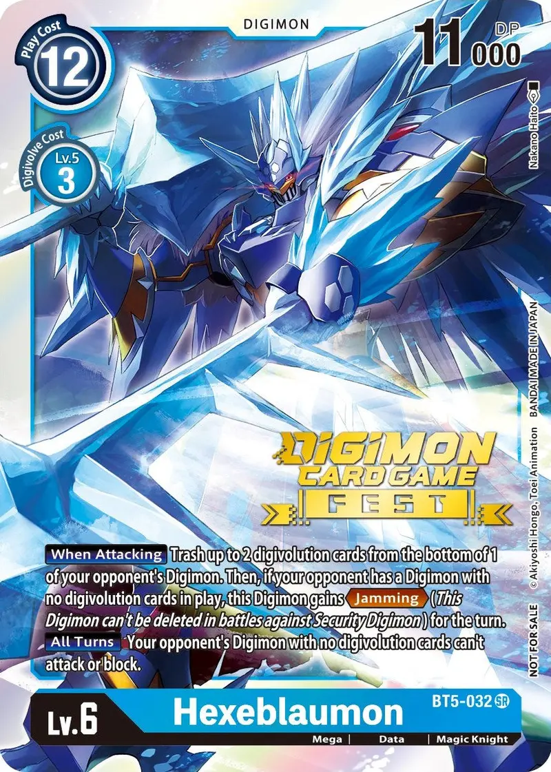 Hexeblaumon [Bt5-032] (Digimon Card Game Fest 2022) [Battle Of Omni Promos] 1