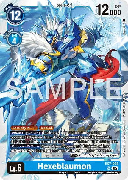 Hexeblaumon [Ex7-023] (Reprint) [Advanced Booster Digimon Generation] 1
