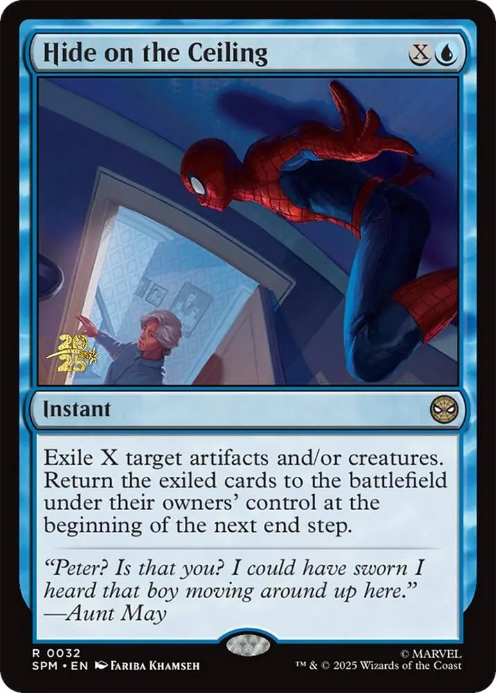 Hide On The Ceiling [Marvel's Spider-Man Prerelease Promos] 1