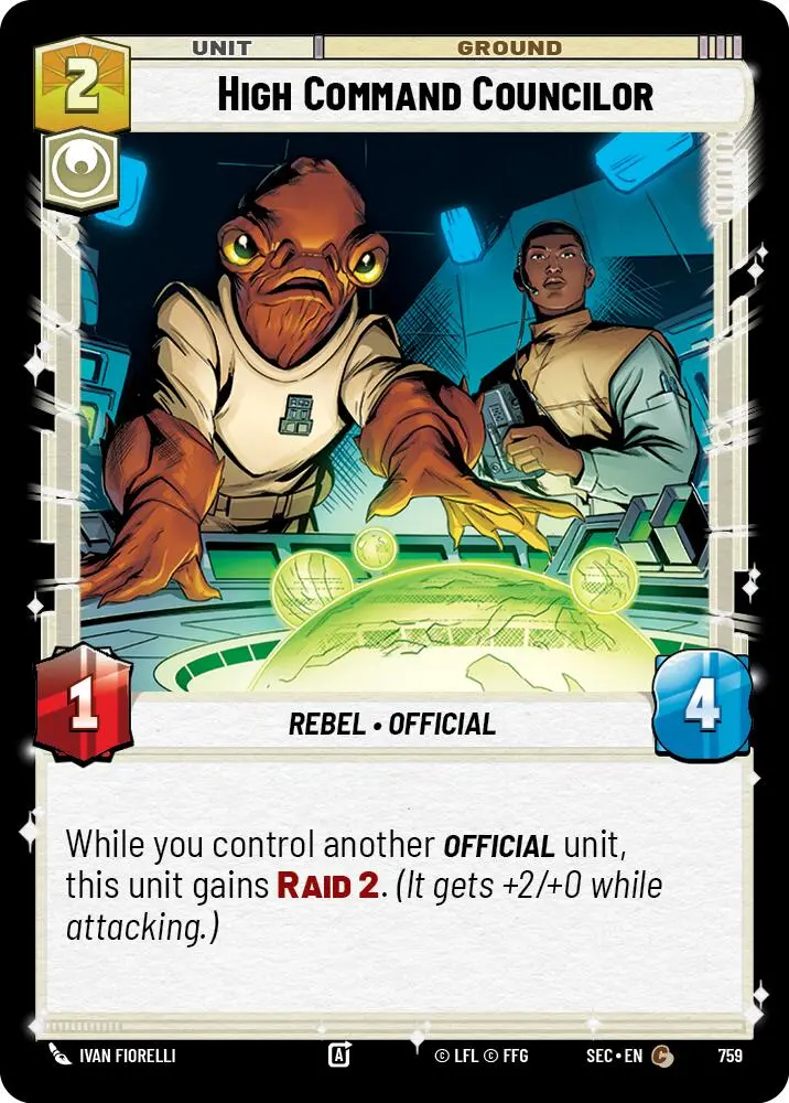 High Command Councilor (759) (Foil) (759) [Secrets Of Power] 1
