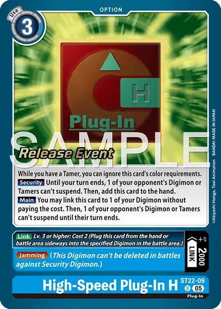 High-Speed Plug-In H [St22-09] [Starter Deck: Amethyst Mandala Advanced Deck Set Release Event Cards] 1