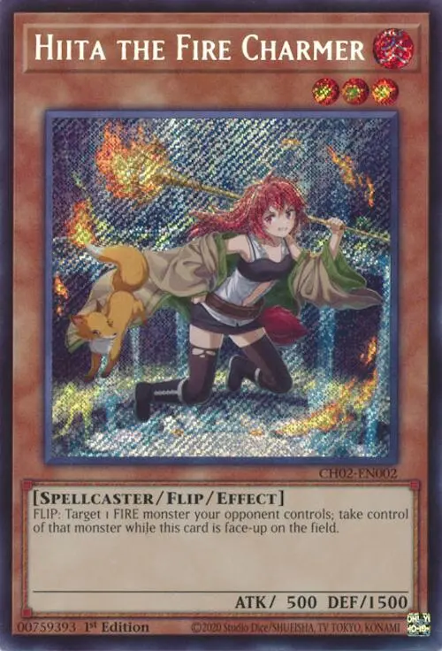 Hiita The Fire Charmer [Ch02-En002] Secret Rare 1