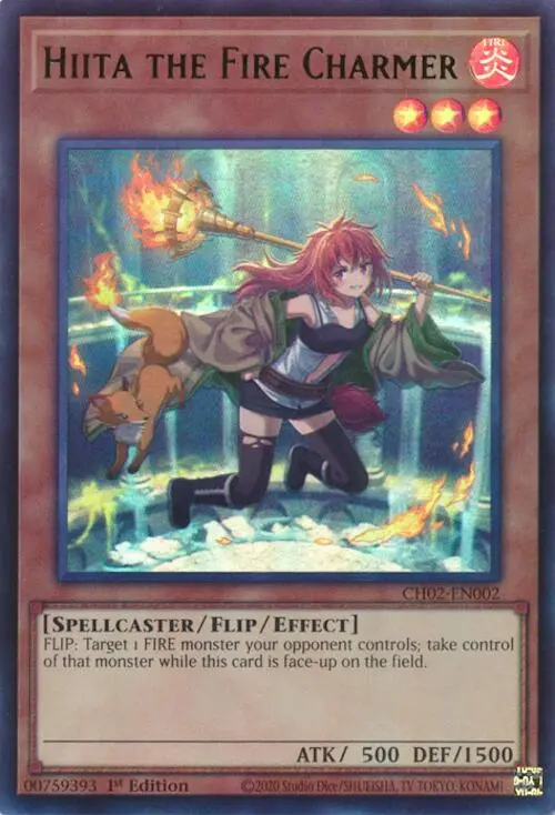 Hiita The Fire Charmer (Ultra Rare) [Ch02-En002] Ultra Rare 1