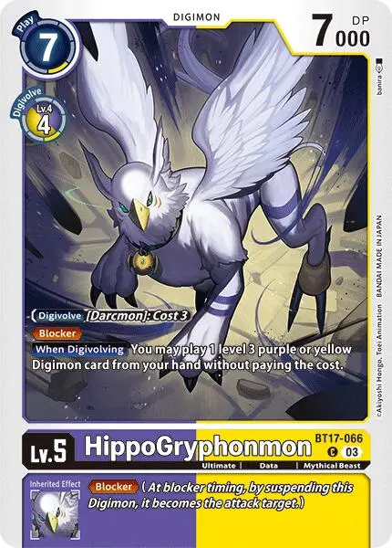 Hippogryphonmon [Bt17-066] [Secret Crisis] 1