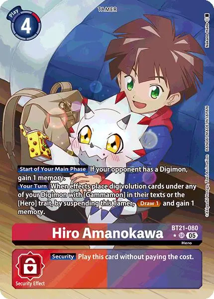 Hiro Amanokawa [Bt21-080] (Alternate Art) [World Convergence] 1