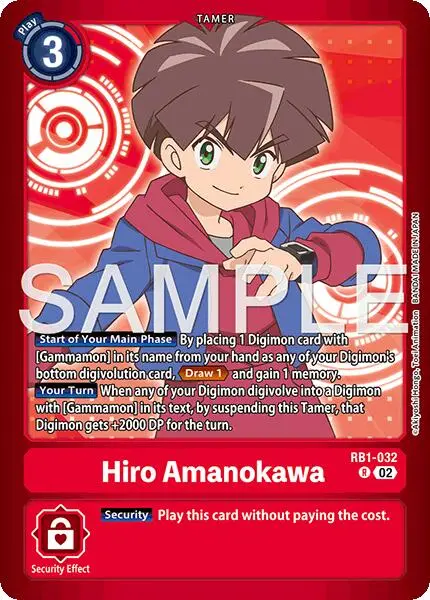 Hiro Amanokawa [Rb1-032] (Limited Card Pack -Billion Bullet-) [Limited Card Pack -Billion Bullet-] 1