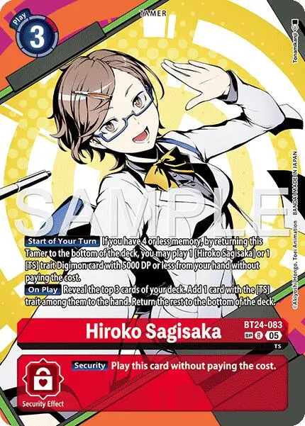 Hiroko Sagisaka [Bt24-083] (Sp) [Time Stranger] 1