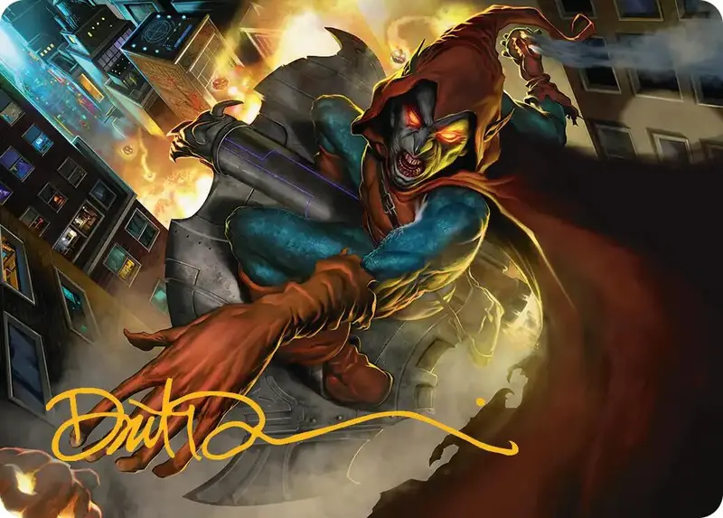 Hobgoblin, Mantled Marauder Art Card (Gold-Stamped Signature) [Marvel's Spider-Man Art Series] 1