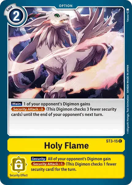 Holy Flame [St3-15] [Starter Deck: Heaven's Yellow] 1