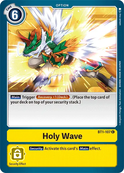 Holy Wave [Bt1-107] [Release Special Booster Ver.1.5] 1