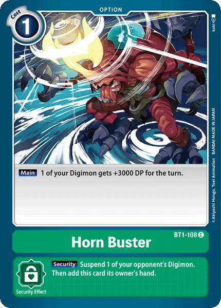 Horn Buster [Bt1-108] [Release Special Booster Ver.1.0] 1