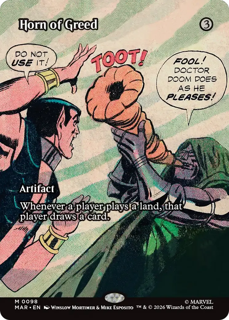 Horn Of Greed (Borderless) [Marvel Universe: Eternal-Legal] 1