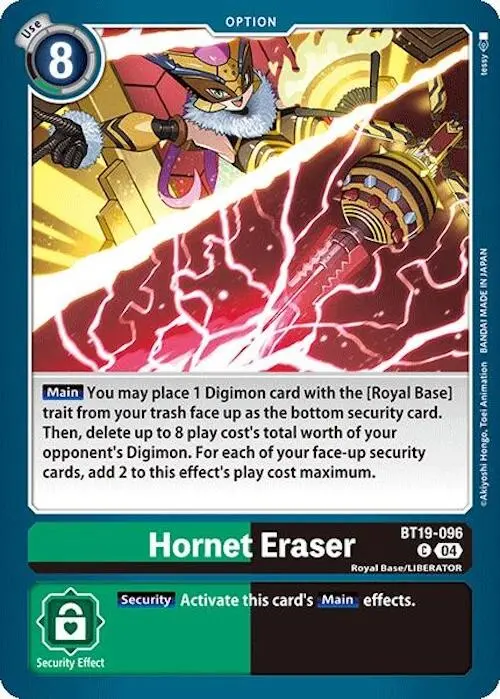 Hornet Eraser [Bt19-096] [Release Special Booster Ver.2.5] 1