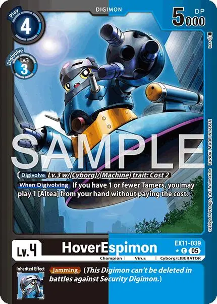 Hoverespimon [Ex11-039] (Limited Foil) [Dawn Of Liberator] 1