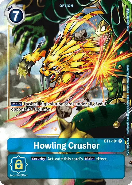 Howling Crusher [Bt1-101] (Dash Pack) [Release Special Booster Ver.1.5 Promos] 1