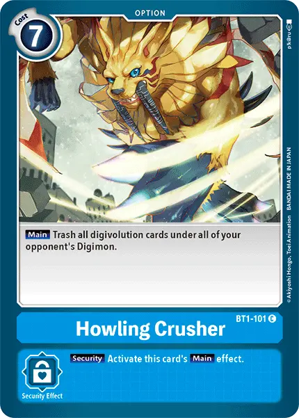 Howling Crusher [Bt1-101] [Release Special Booster Ver.1.5] 1