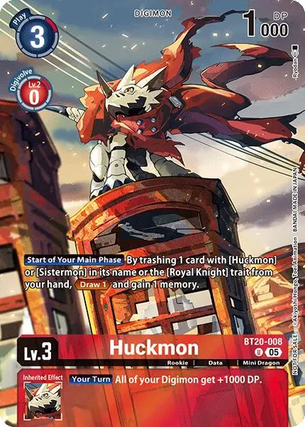 Huckmon [Bt20-008] (Box Topper) [Versus Monsters] 1