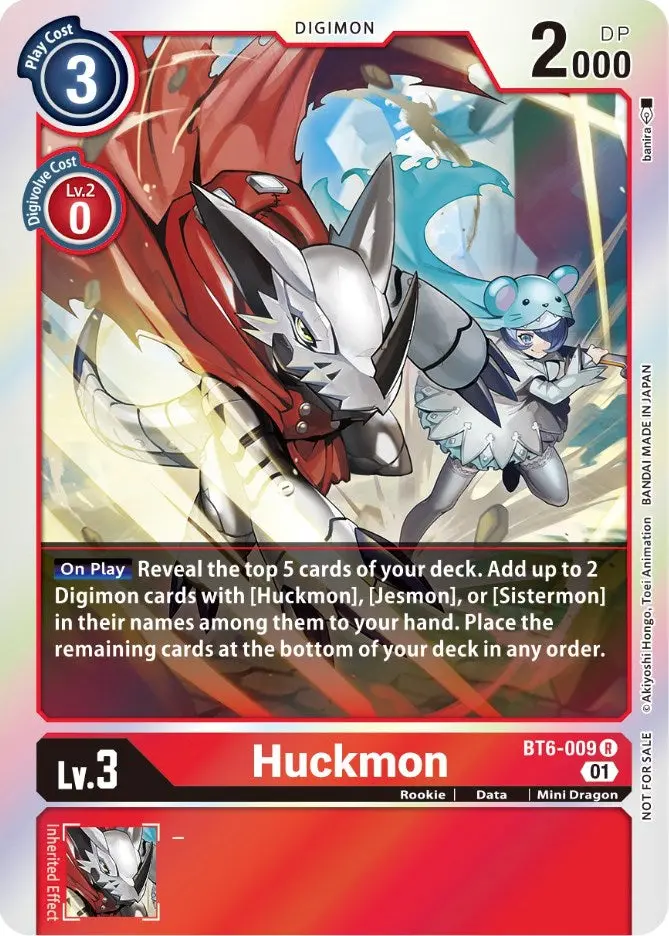 Huckmon [Bt6-009] (Event Pack 3) [Double Diamond Promos] 1