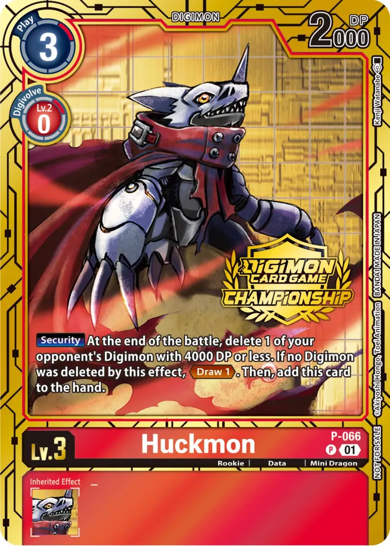 Huckmon [P-066] (Championship 2023 Gold Card Set) [Promotional Cards] 1