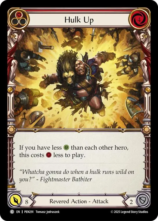 Hulk Up (Red) (Regular) [Pen291] (Compendium Of Rathe) 1