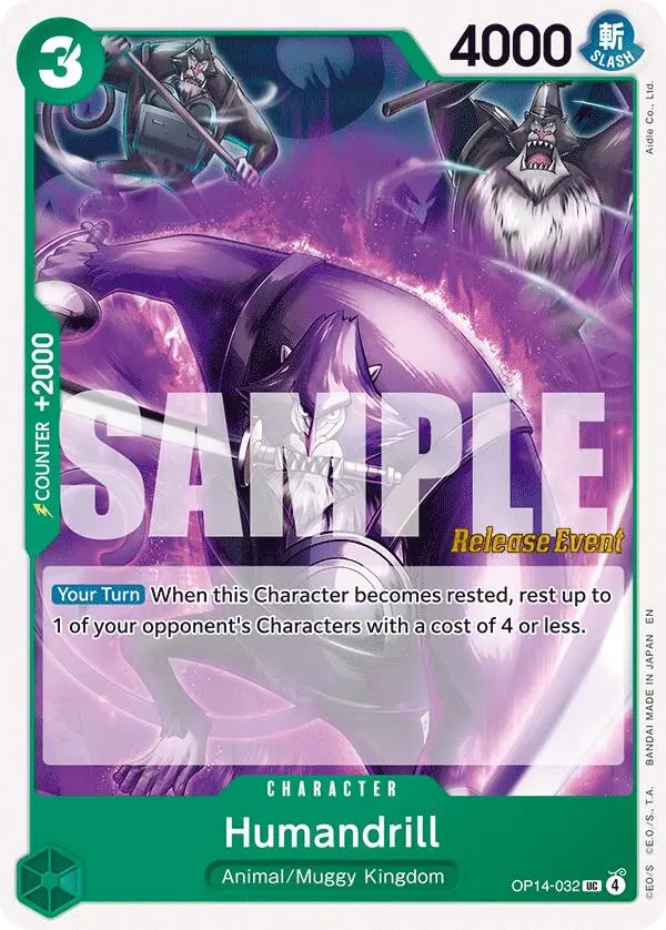 Humandrill [The Azure Sea's Seven Release Event Cards] 1