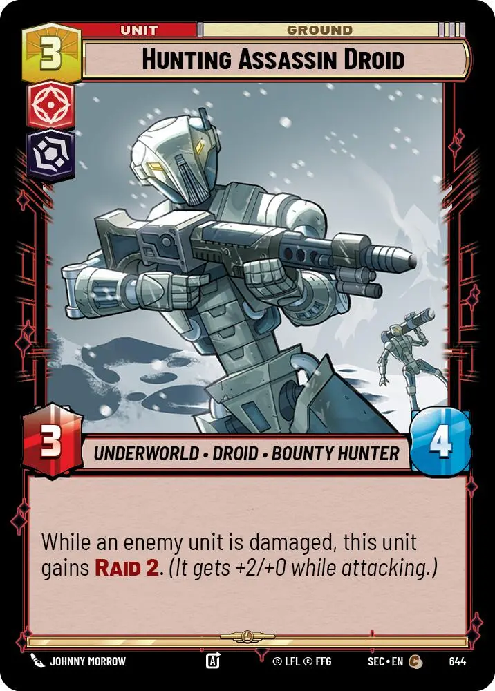 Hunting Assassin Droid (644) (Foil) (644) [Secrets Of Power] 1