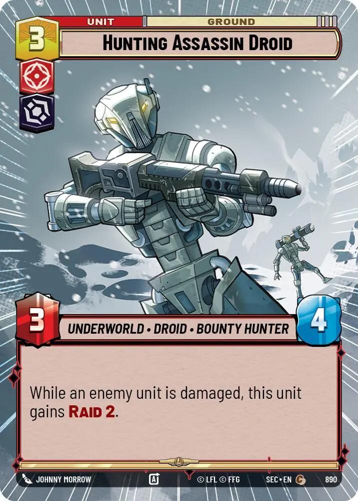 Hunting Assassin Droid (890) (Hyperspace Foil) (890) [Secrets Of Power] 1