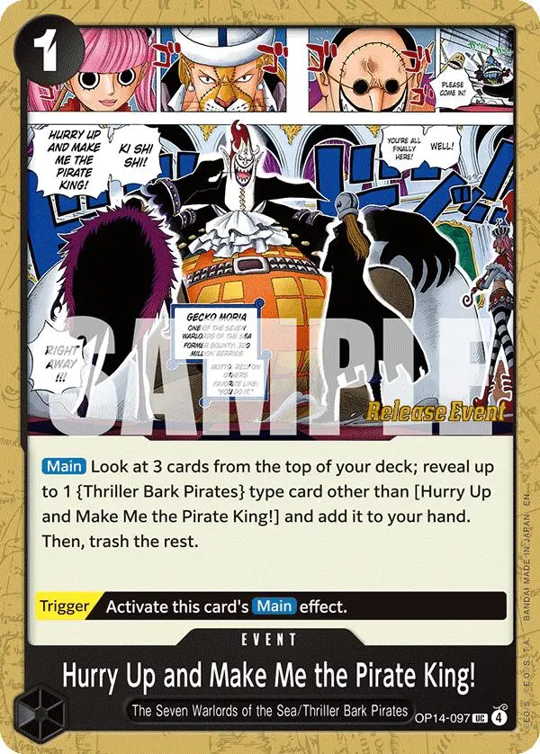 Hurry Up And Make Me The Pirate King! [The Azure Sea's Seven Release Event Cards] 1