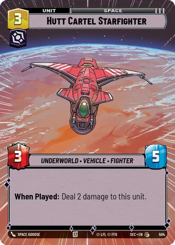 Hutt Cartel Starfighter (504) (Hyperspace) (504) [Secrets Of Power] 1