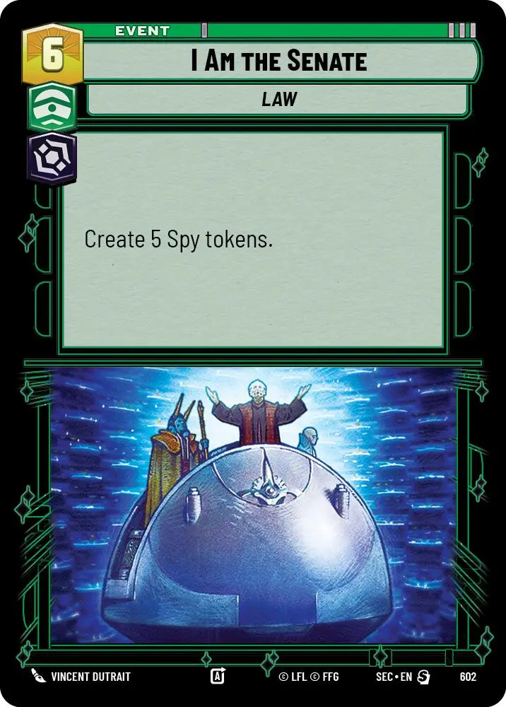 I Am The Senate (602) (Foil) (602) [Secrets Of Power] 1