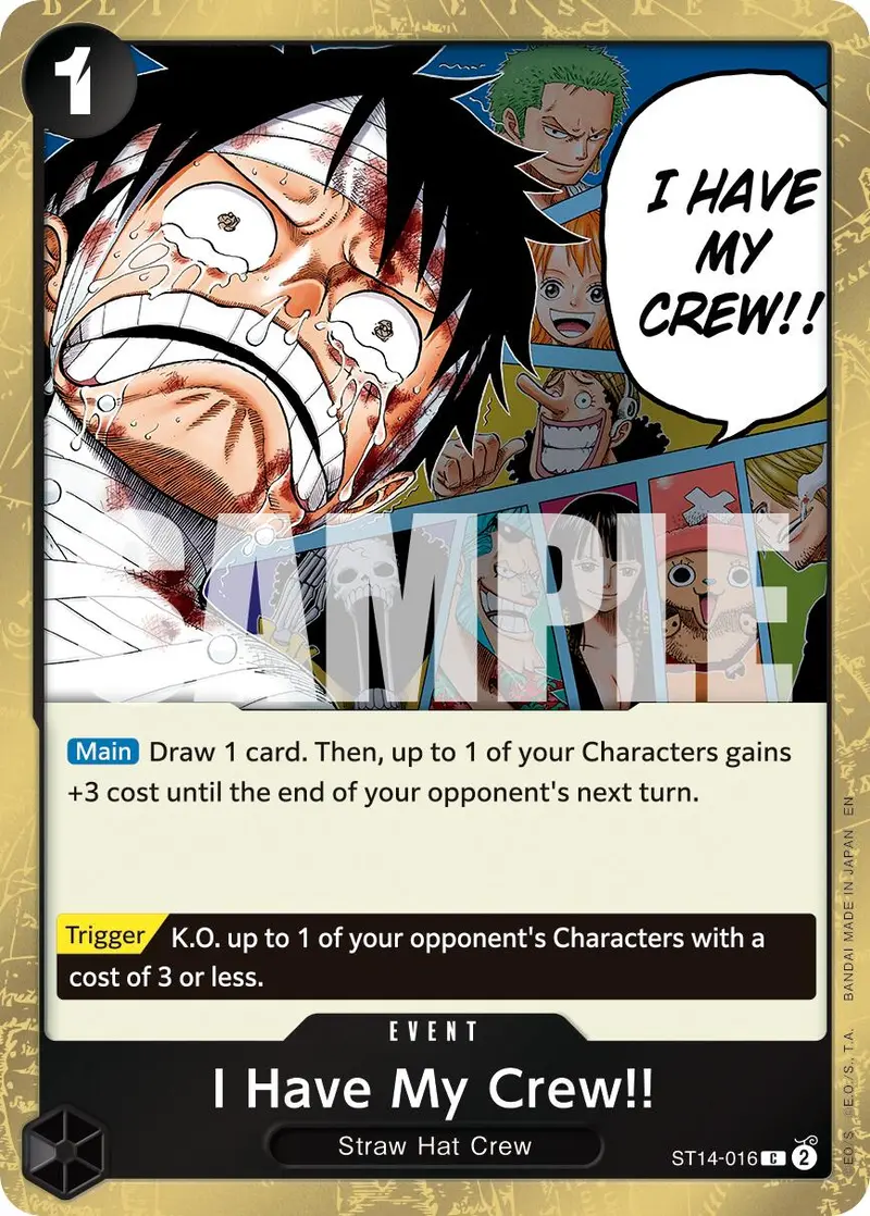 I Have My Crew!! (Pirate Foil) [Premium Booster -The Best- Vol. 2] 1