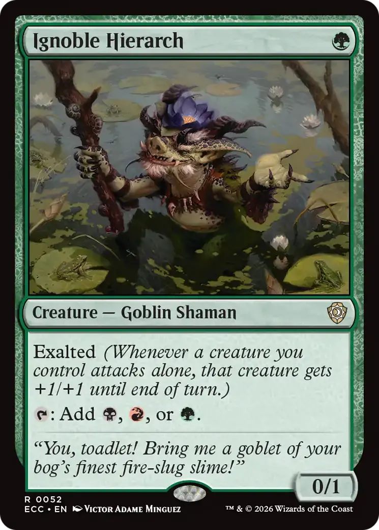 Ignoble Hierarch [Lorwyn Eclipsed Commander] 1