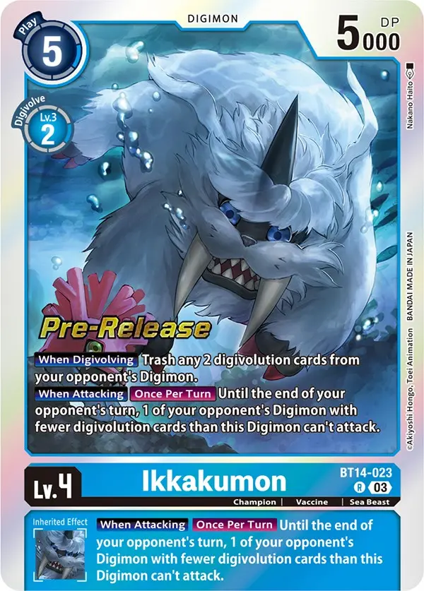 Ikkakumon [Bt14-023] [Blast Ace Pre-Release Cards] 1