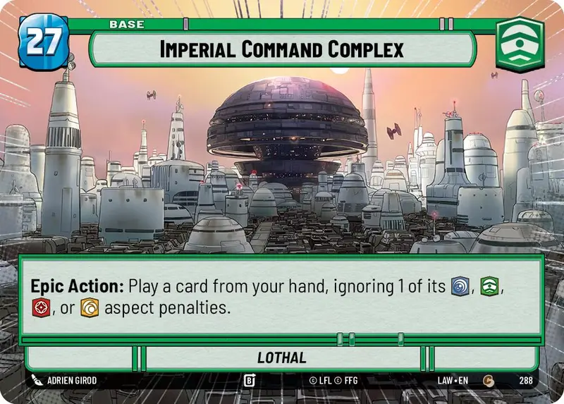 Imperial Command Complex // Shield (288 // T06) (Hyperspace) (288 // T06) [A Lawless Time] 1