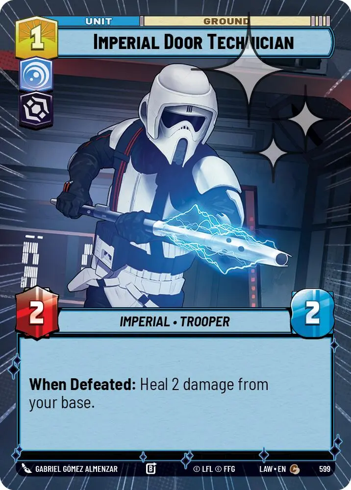 Imperial Door Technician (599) (Hyperspace Foil) (599) [A Lawless Time] 1